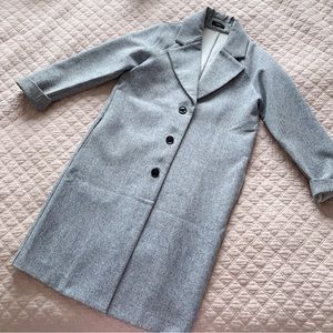 Japanese Fashion Brand EMODA grey trench in Size S